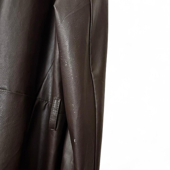 Neutral Zone Missy Dark Brown Leather Jacket - Picture 6 of 7